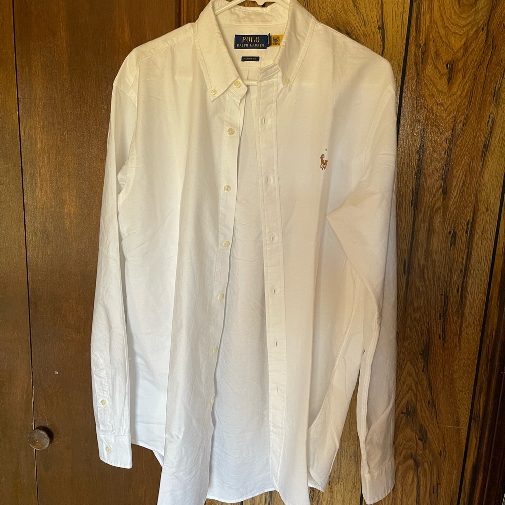 Polo by Ralph Lauren Men's White Shirt